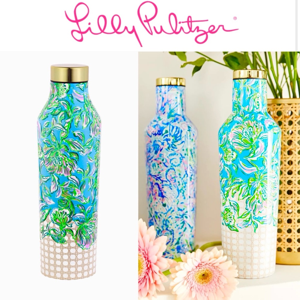 Lilly Pulitzer Stainless Steel Water Bottle in Chick Magnet💕🌴
